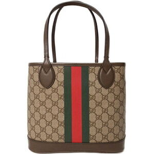 Gucci Ophidia tote bag beige ebony GG Supreme canvas brown